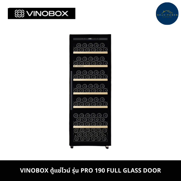 Vinobox ตู้แช่ไวน์ รุ่น Pro 190 Pro Full Glass Door
