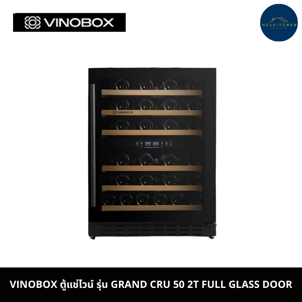 Vinobox ตู้แช่ไวน์ รุ่น Grand Cru 50 2T Full Glass Door